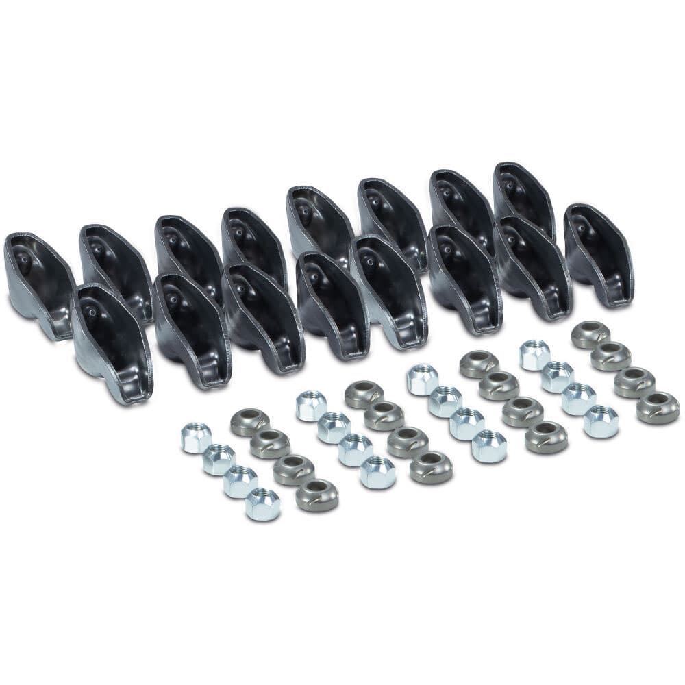 Proform 69461 Chevy Steel Long Slot Rocker Arms, 1.6 X 3/8" Stud