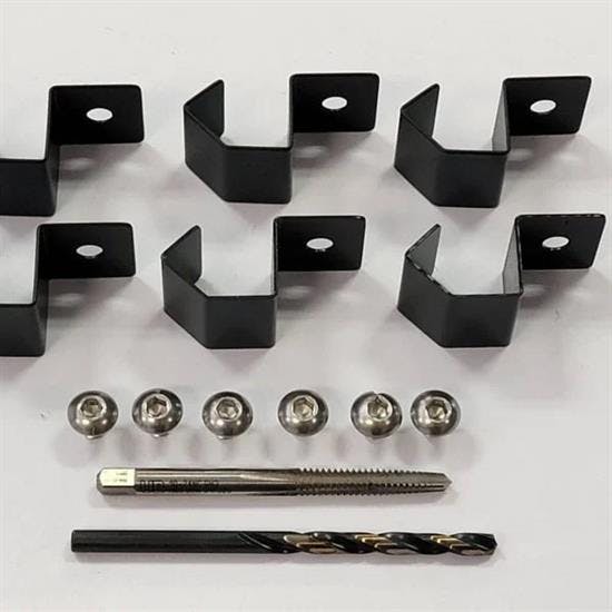 LS Fabrication UHCC Hub Cap Clip/Mounting Hardware Kit, Universal