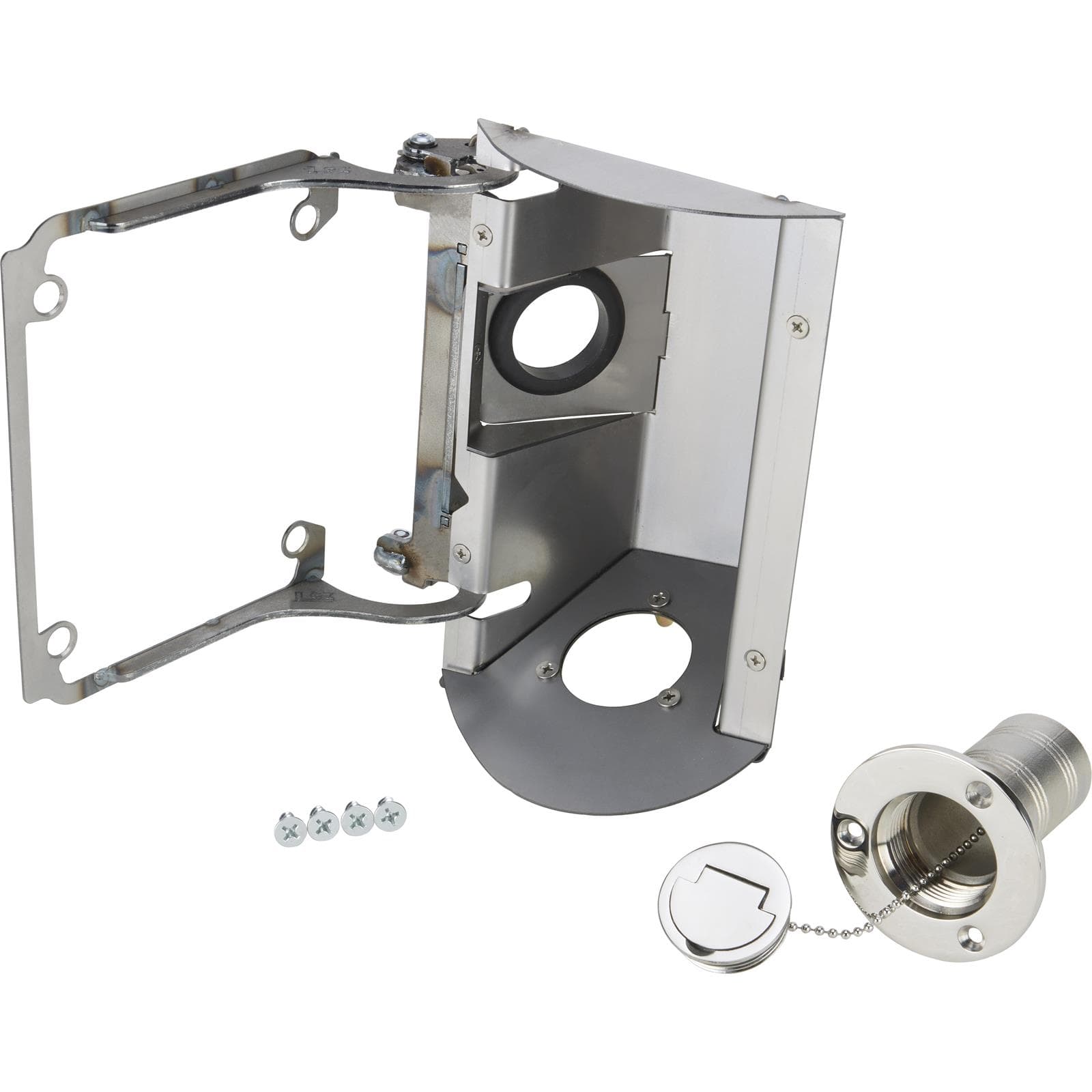 LS Fabrication 7387TLFF-DS Hidden Tail Light Fuel Filler Kit