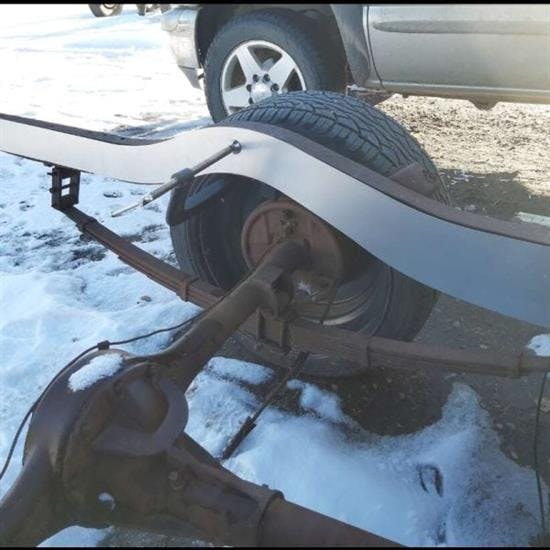 LS Fabrication 4754RFBP Rear Frame Boxing Plates, 47-53 GM Truck