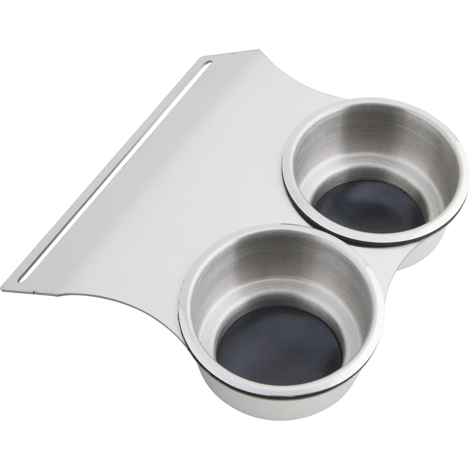 LS Fabrication 6772CHDB-SC Double Barrel Stepped Cup Holder