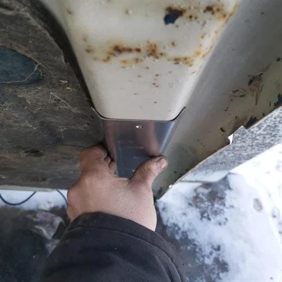 LS Fabrication 7387HB Hood Bracket Braces, 73-80 GM C10 Truck