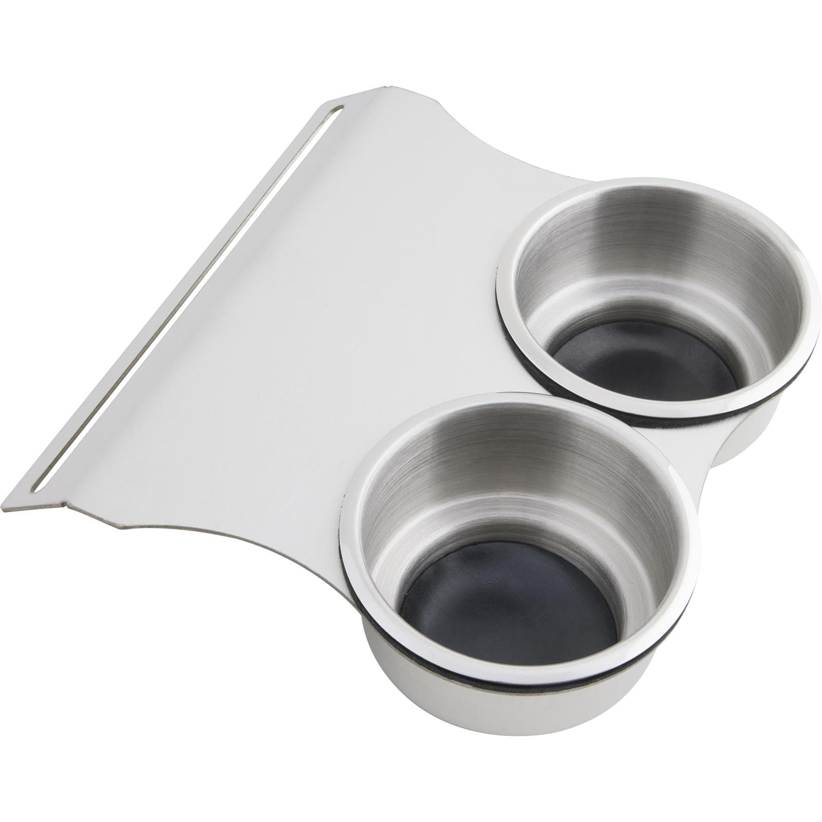 LS Fabrication 7387CHDB-SC Double Barrel Stepped Cup Holder