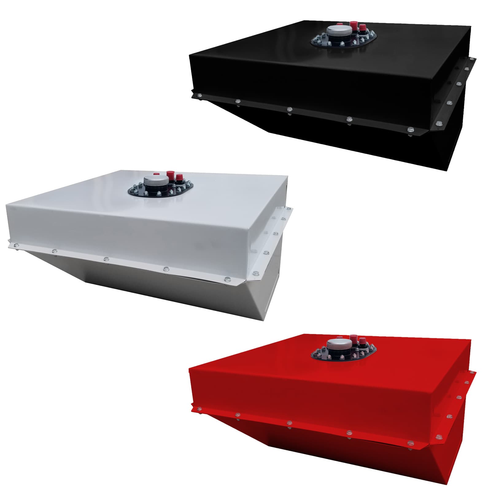RCI 22 Gallon Wedge Fuel Cells, Steel, Screw-on Cap