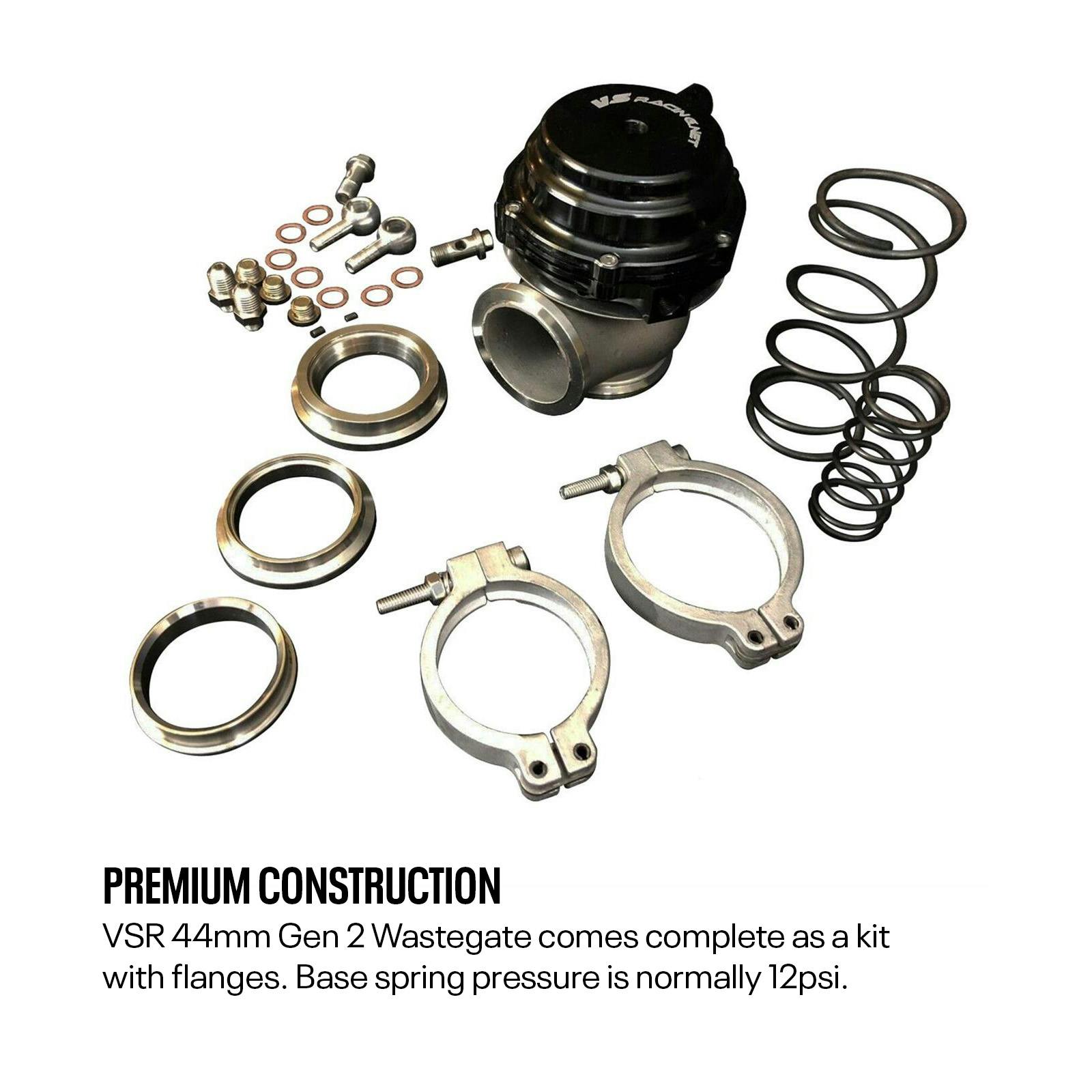 VS Racing VSR44WG Wastegate Gen 2, 44MM, Spring Pressure 12 PSI