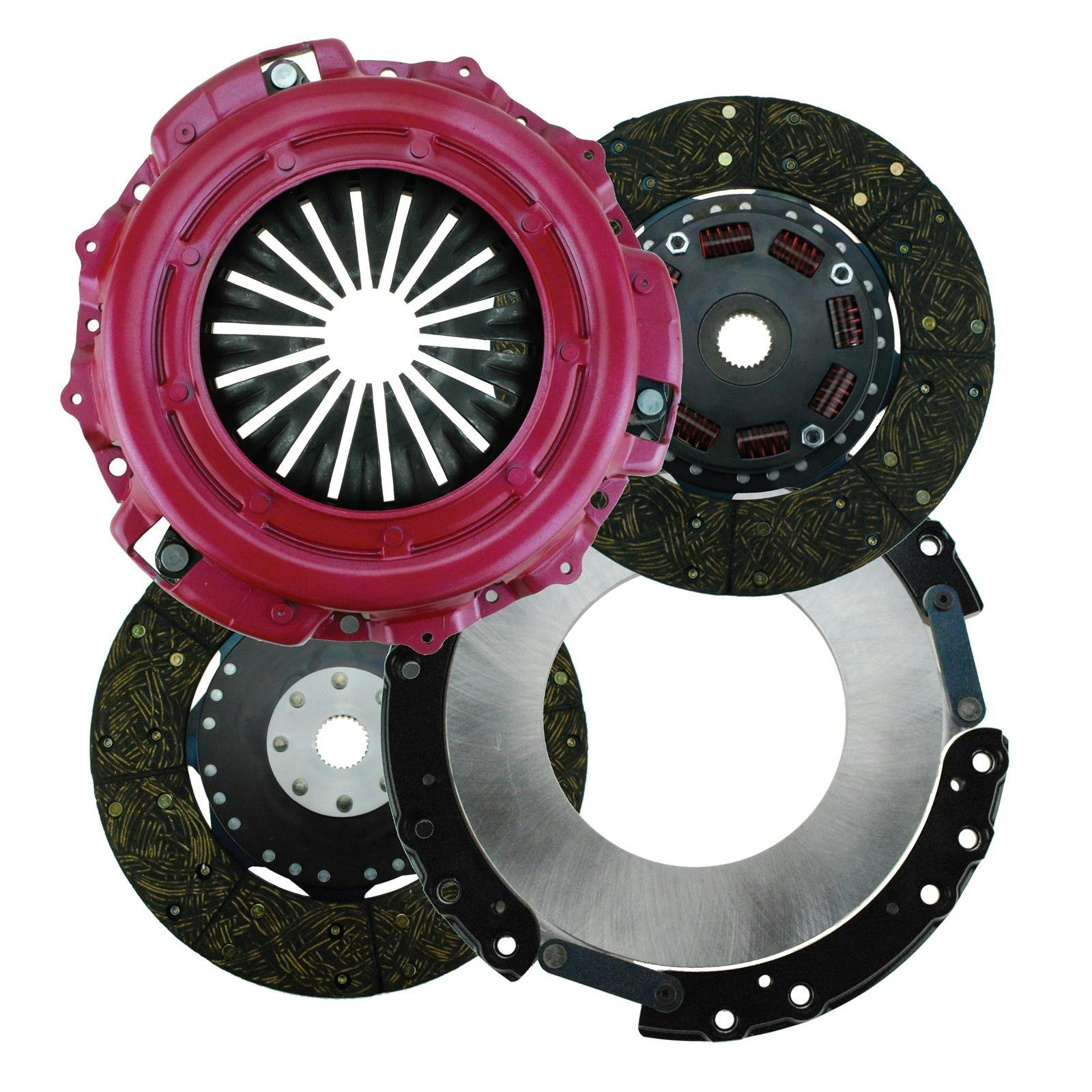 Ram Clutches 50-2120 Dual Disc Clutch, GM 1-1/8-10, 166, 168T