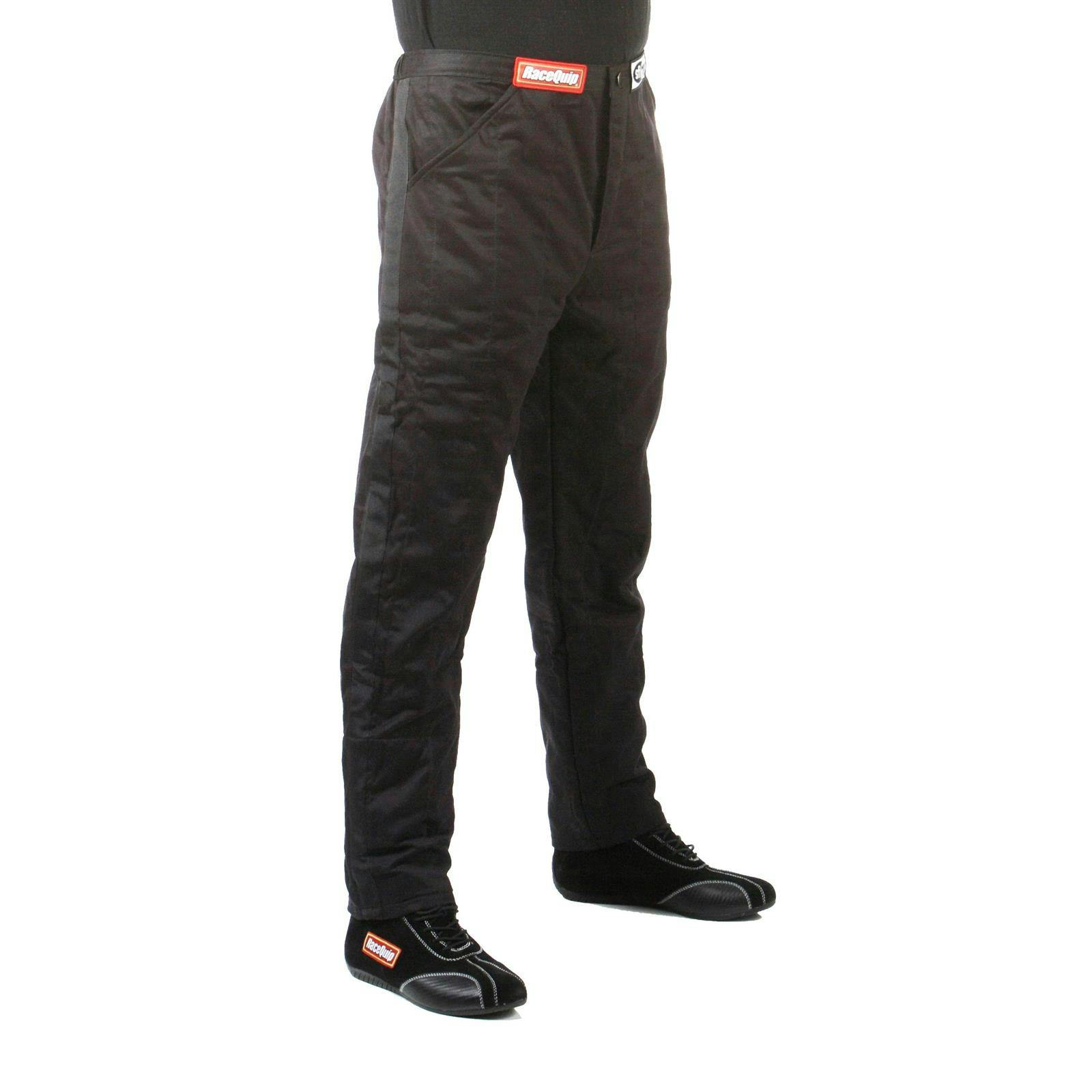 RaceQuip 122 Series Multi Layer Fire Suit Pants, SFI-5, Black
