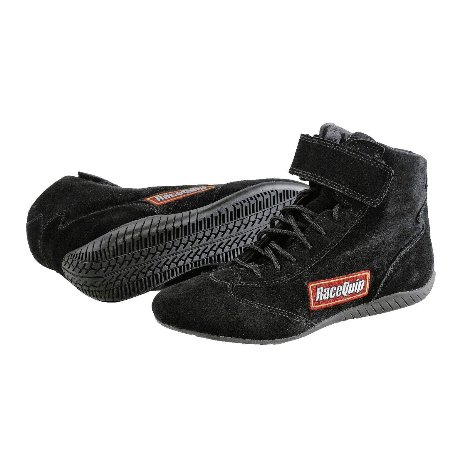RaceQuip 303 Series Basic Race Shoes, Black, SFI 3.3A/5