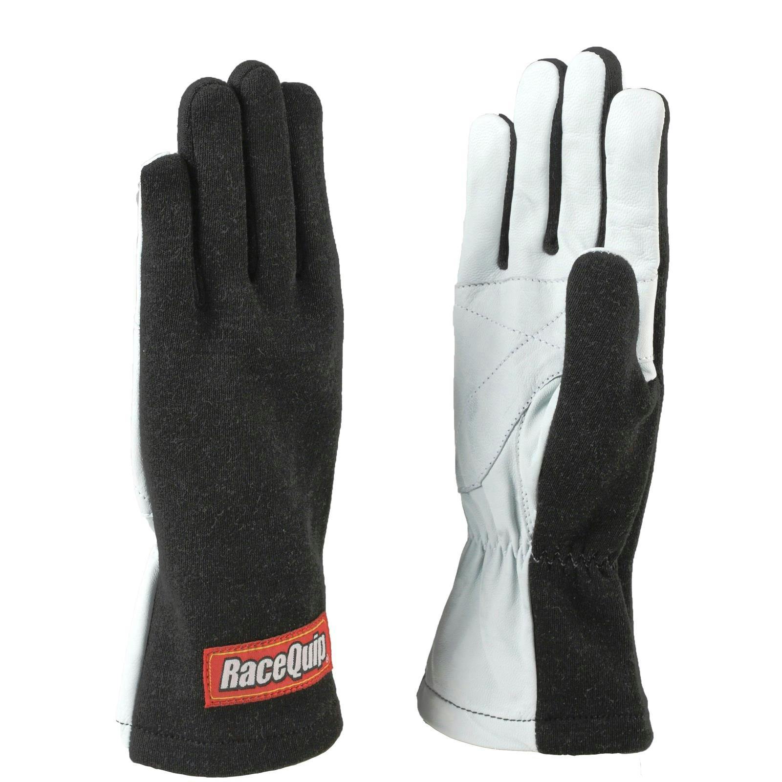 RaceQuip 350005RQP 1 Layer Nomex Basic Race Gloves, Large