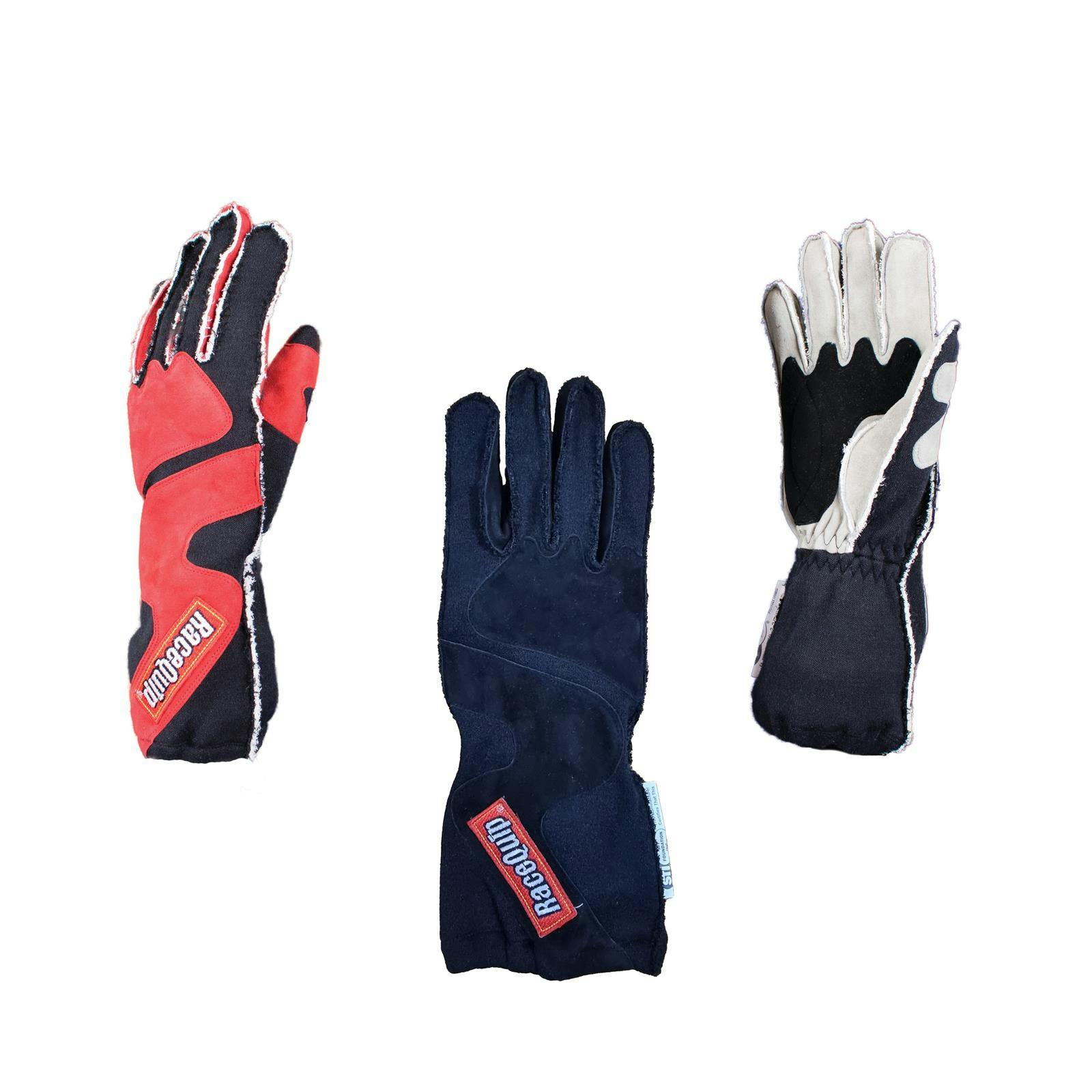 RaceQuip 356 Series 2 Layer Nomex Outseam Race Gloves, SFI 3.3/5