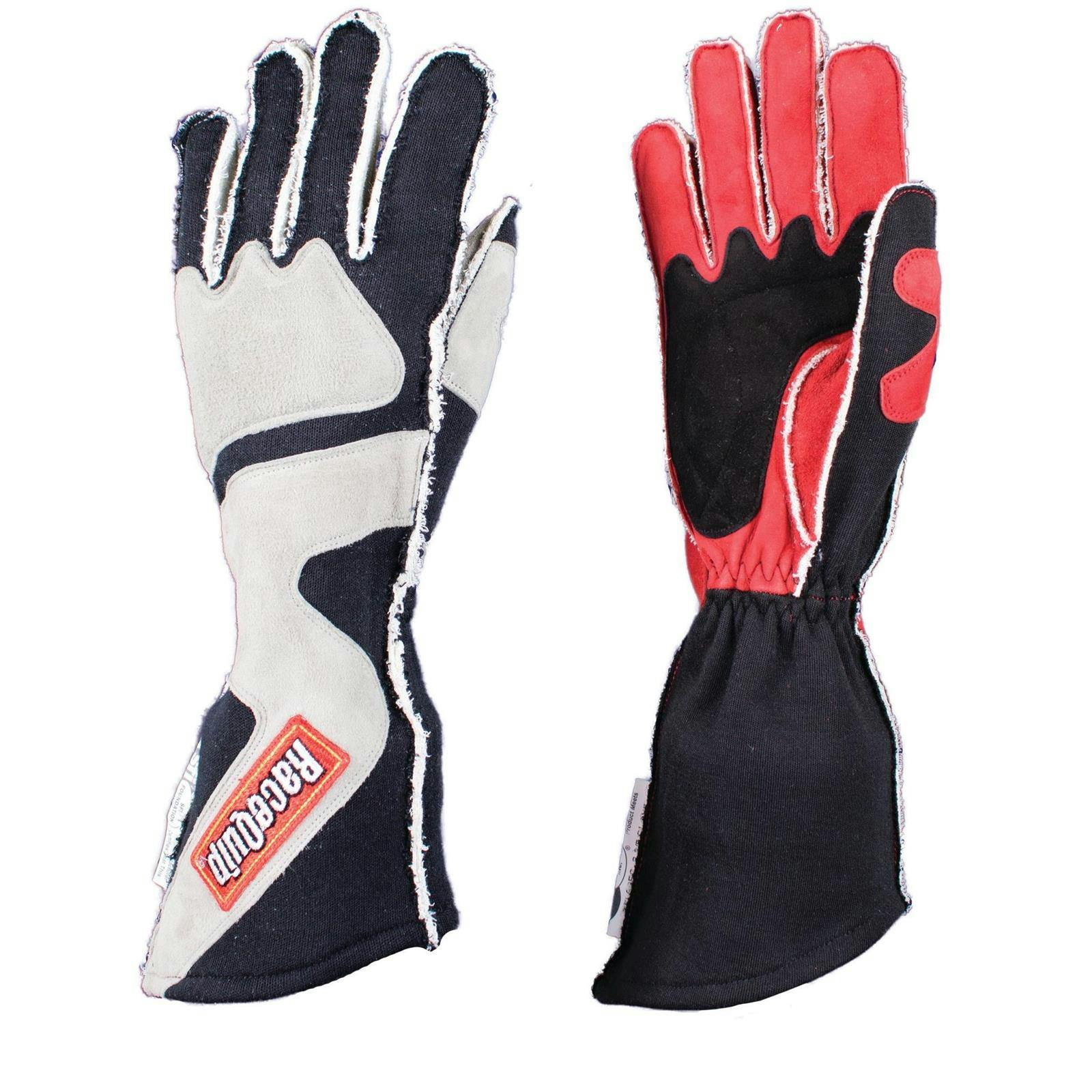 RaceQuip 359 Series 2 Layer Nomex Outseam Race Gloves, SFI 3.3/5