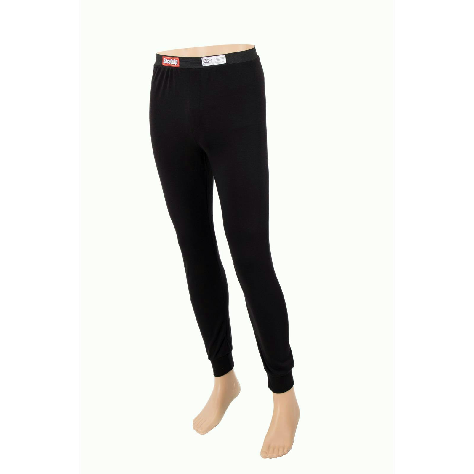 RaceQuip Fire Retardant Underwear Bottom, SFI 3.3, Black, XS-5XL