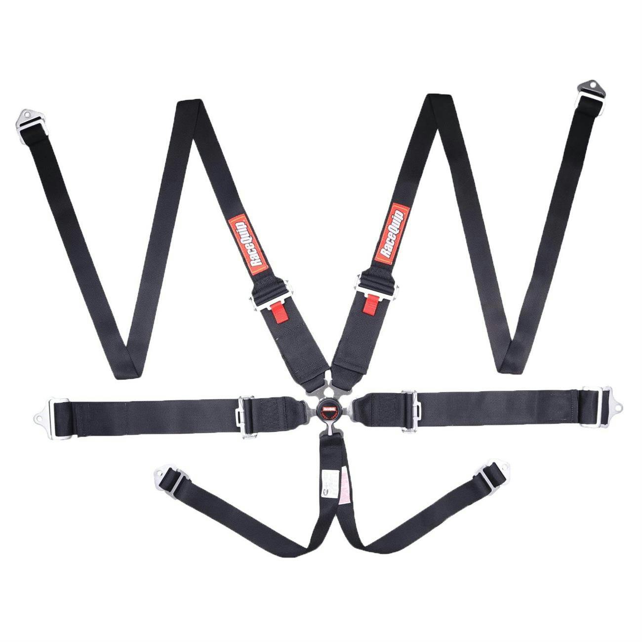 RaceQuip 746006RQP Camlock 6 Point Racing Harness HANS, Pull-Down