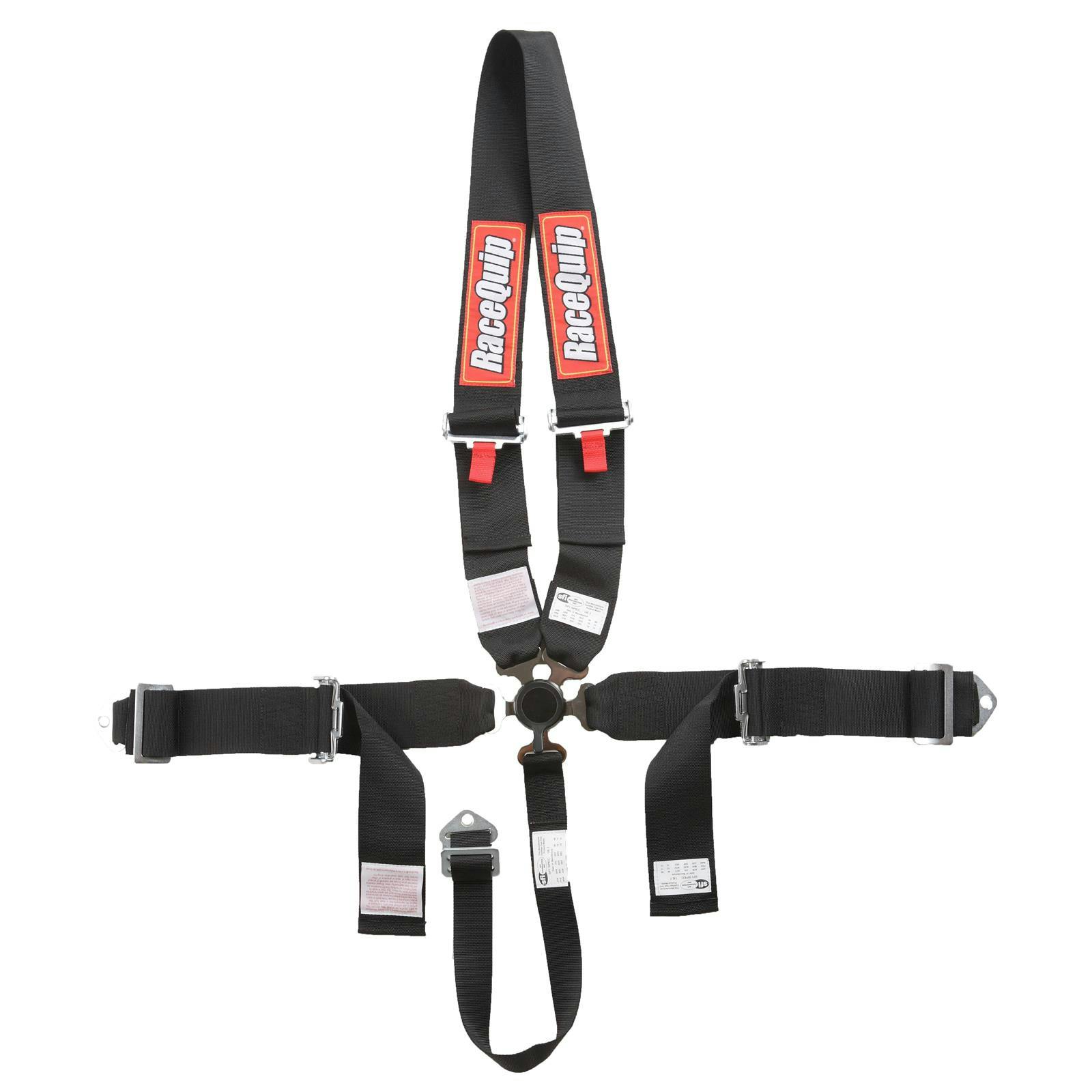 RaceQuip 748008RQP Camlock Dragster U Racing Harness, 3 In, Black