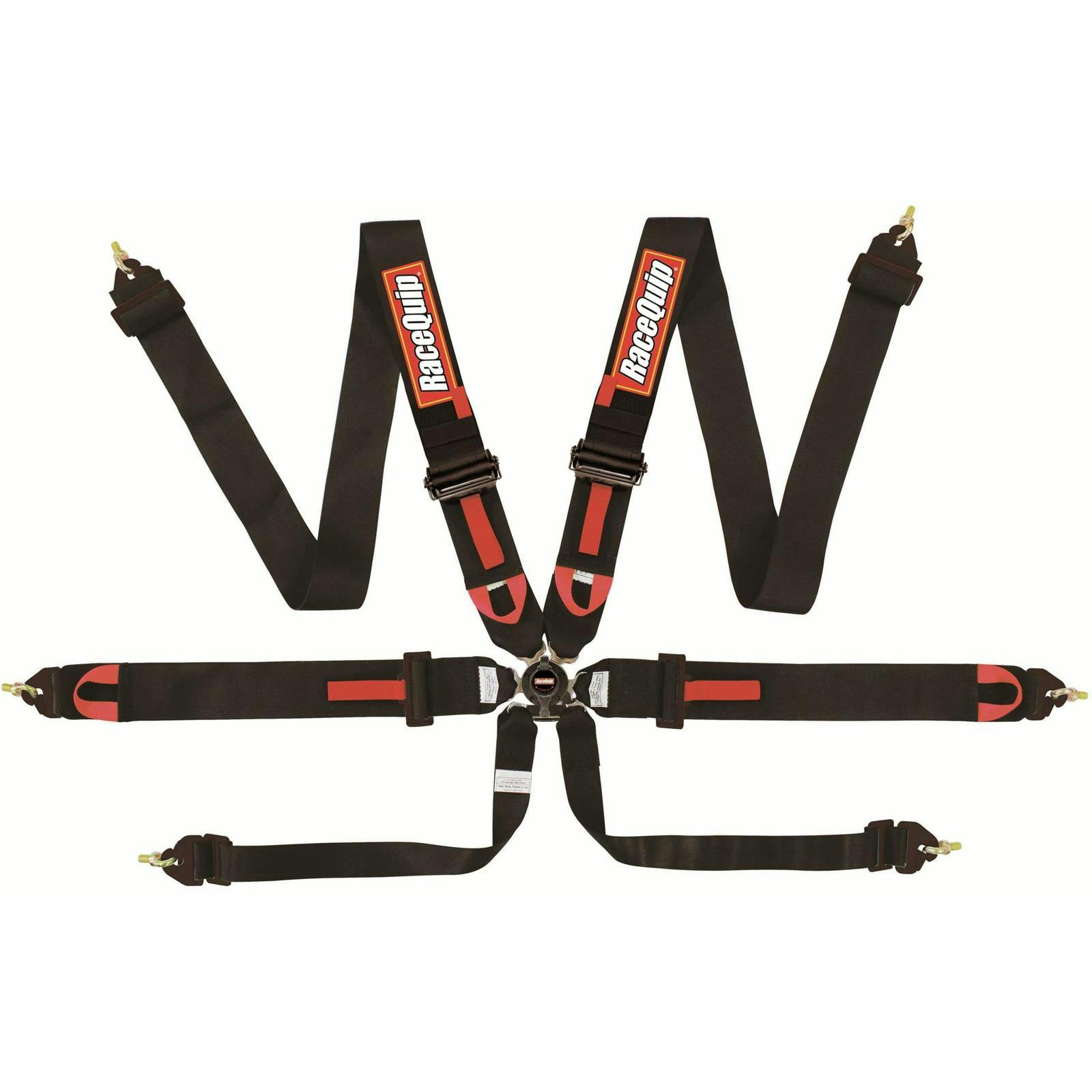 RaceQuip 851001RQP Camlock 6 Point Harness, FIA, Pull-Down, 3 In
