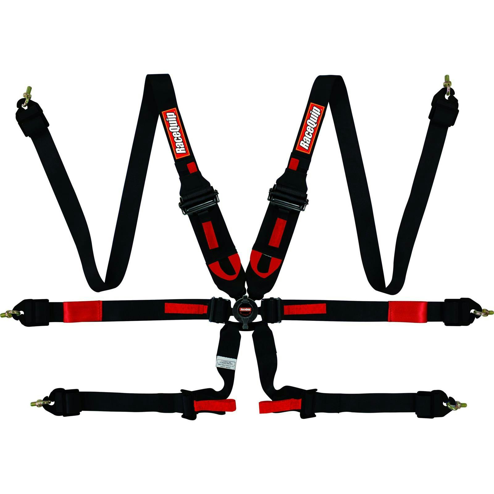 RaceQuip 855005RQP Camlock 6 Point Harness, FIA, Pull-Down, HANS