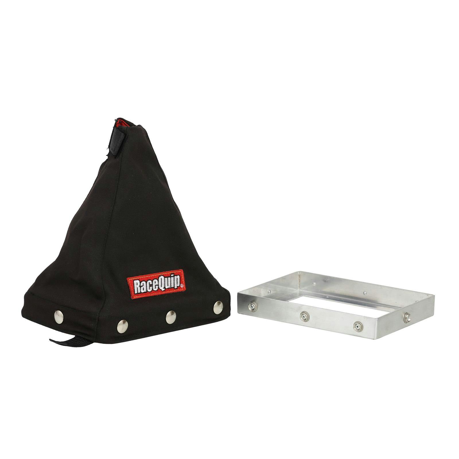 RaceQuip 871003RQP Fire-Retardant Shifter Boot W/ Base Plate 9 In