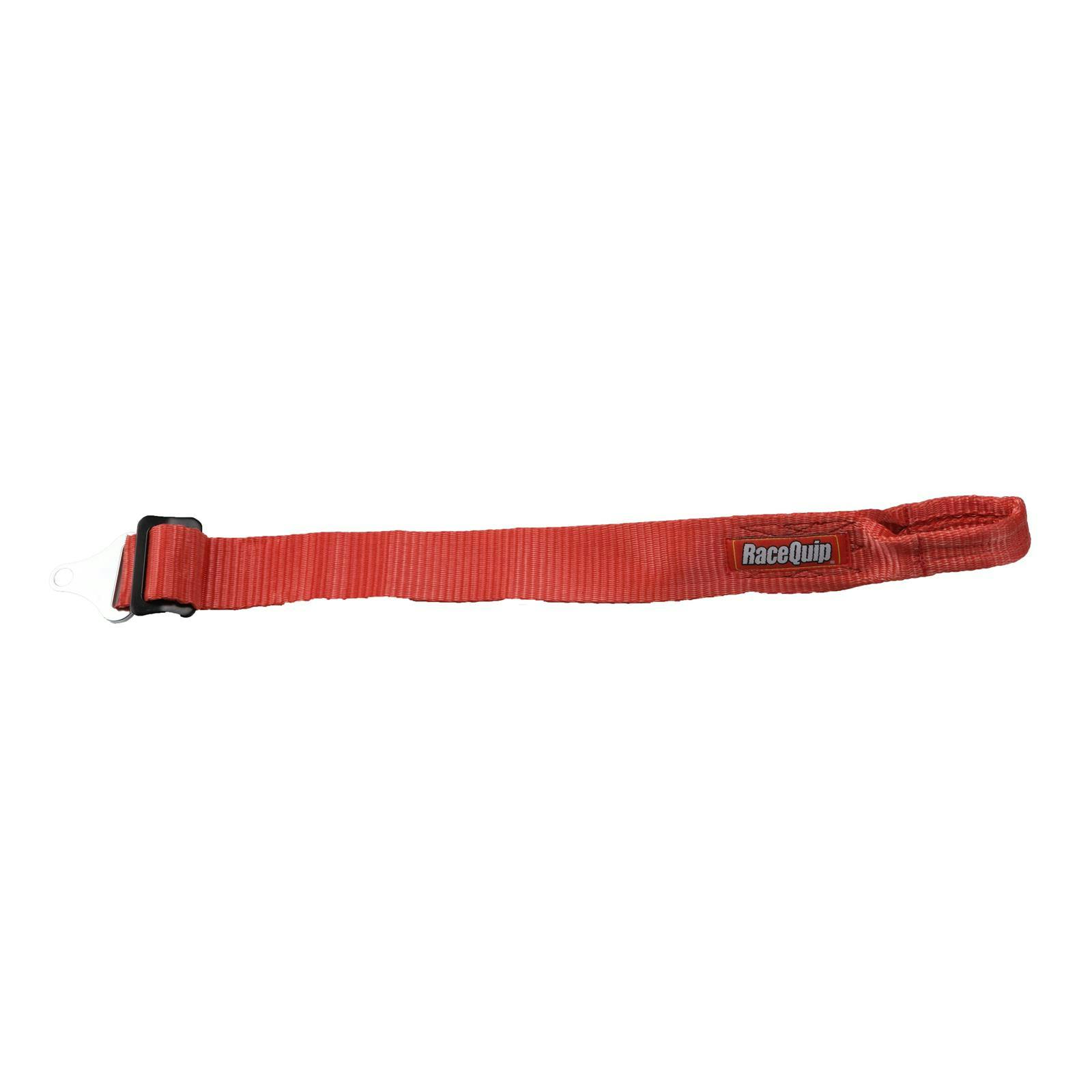 RaceQuip 898148RQP Tow Hook Loop Strap W/ Soft Eye Loop, 7-24 In