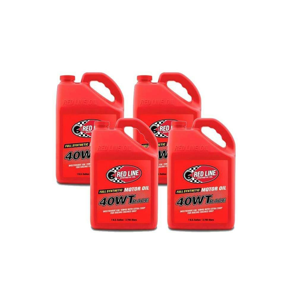 Redline 10405 40WT (15W40) Synthetic Racing Motor Oil, 4 Gallons