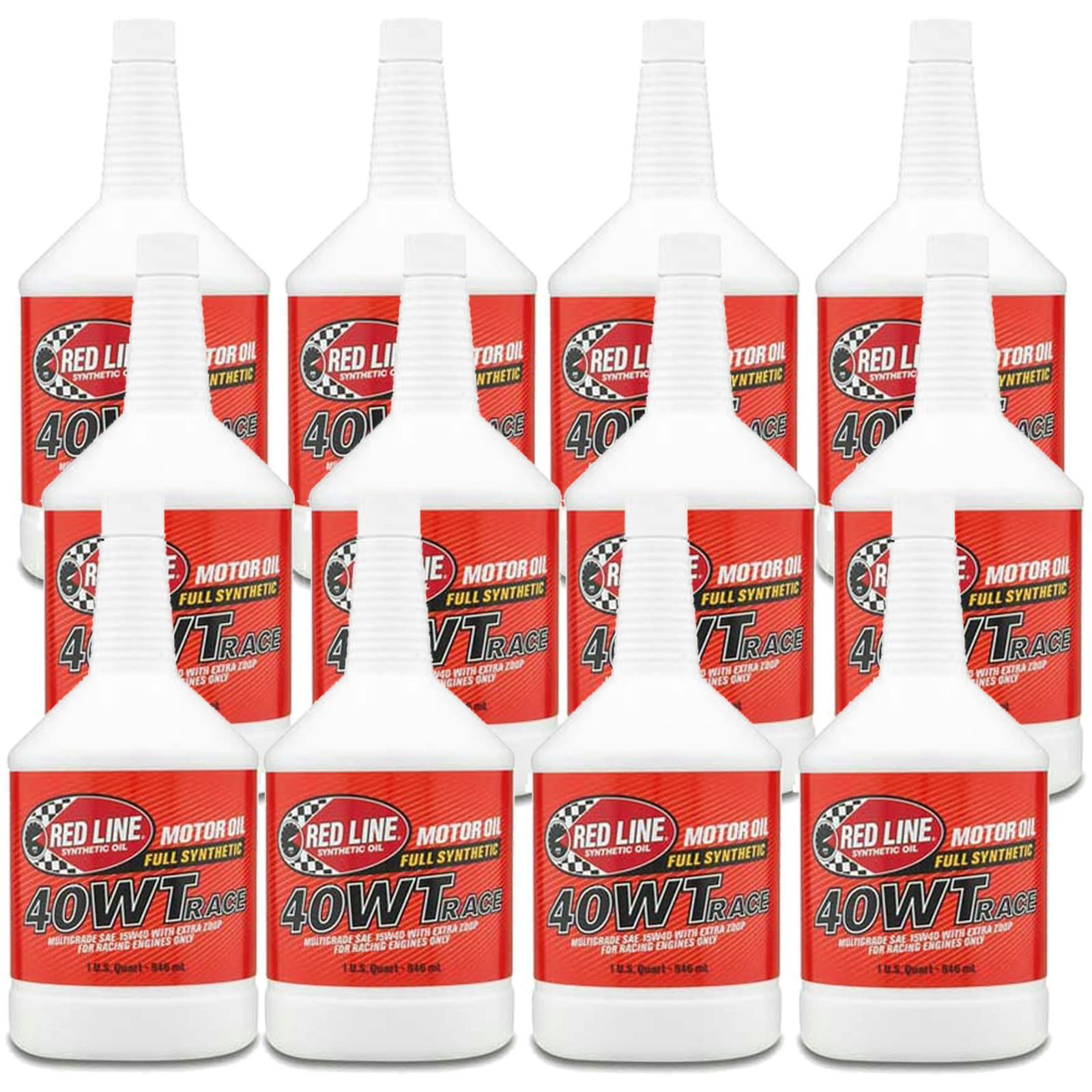 Redline 10404 40WT (15W40) Synthetic Racing Oil, 12 Quarts