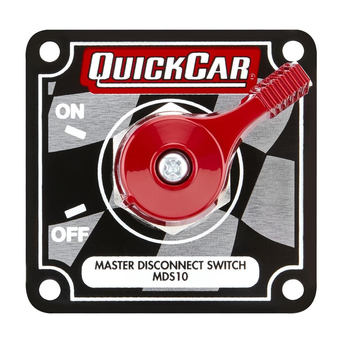 QuickCar 55-009 Master Disconnect Switch W/ Flag Plate