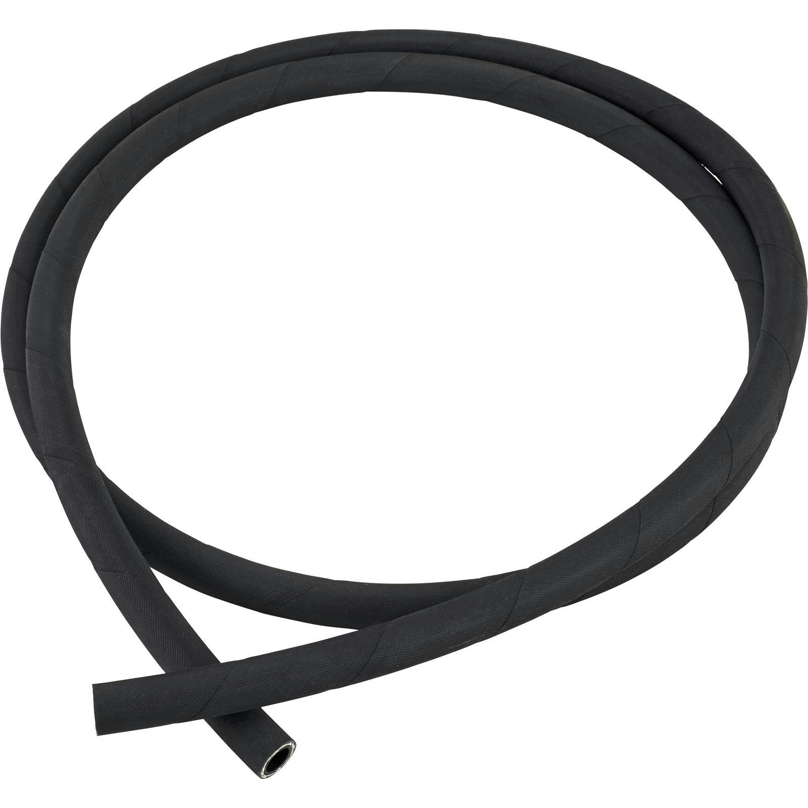 Aeroquip Special Application Socketless -6 AN Hose, Black, 3Ft Length