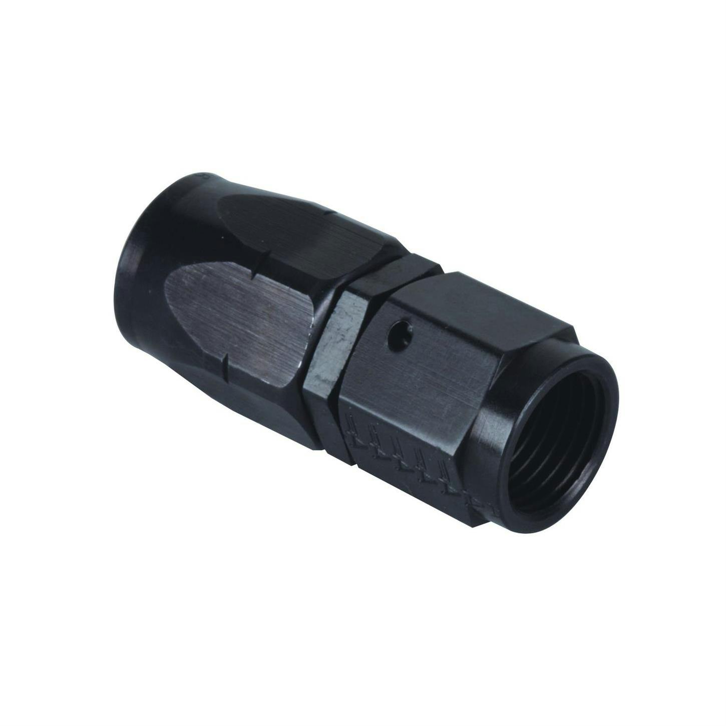 Aeroquip FBM4412 Straight Swivel Hose End Coupler Fitting-Black, -6 AN