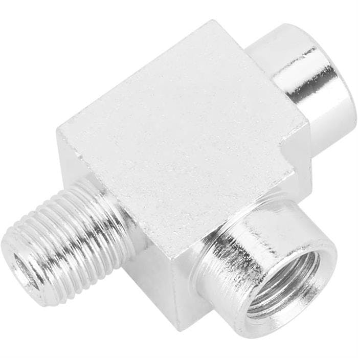 Steel 1/8 Inch NPT Run Tee Fitting