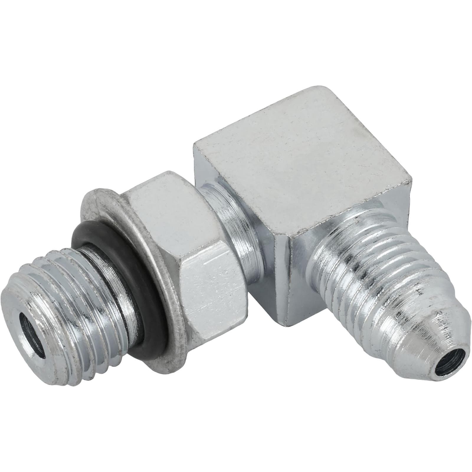 90 Degree AN3 to 7/16 Inch-20 Brake Adapter Fitting