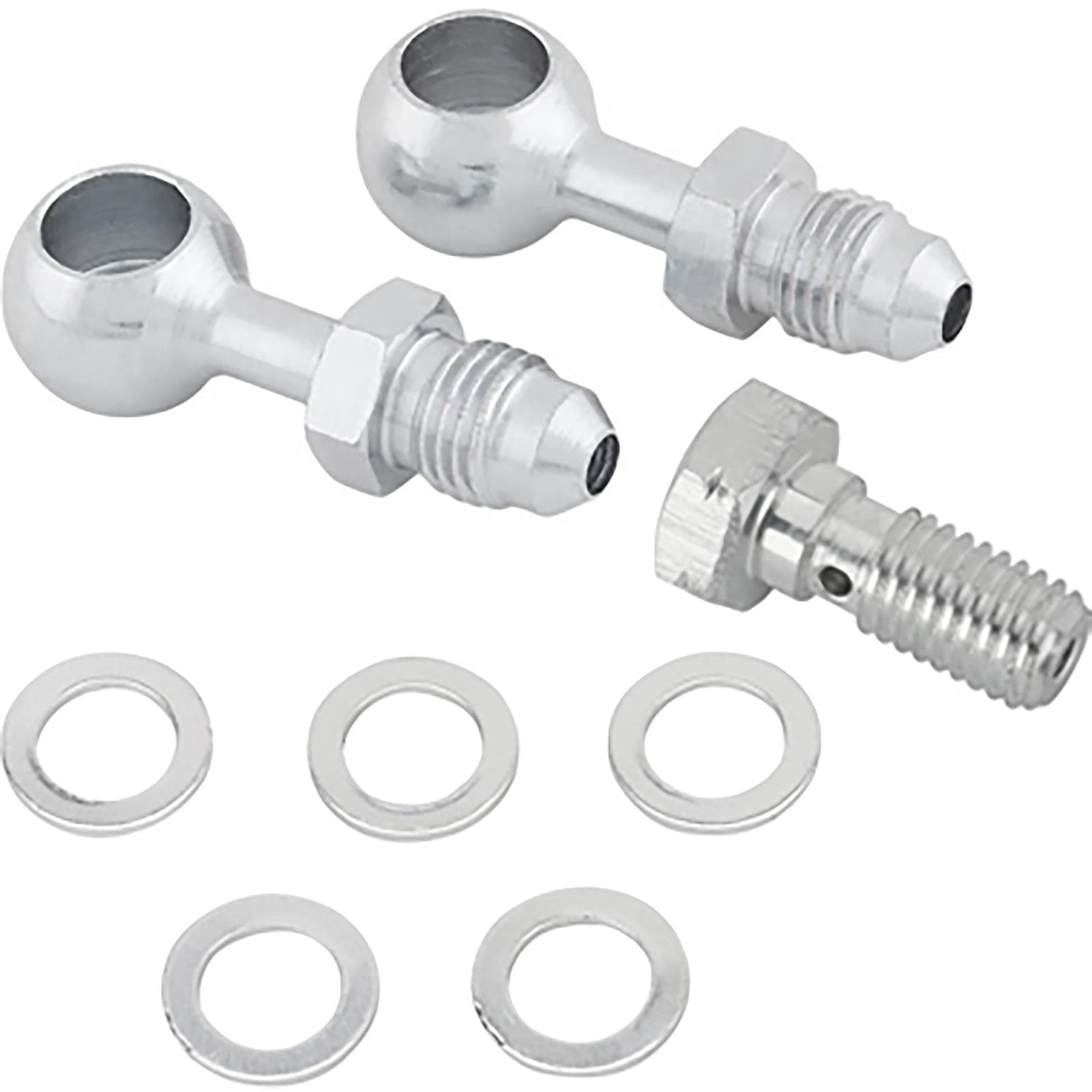 Banjo Brake Fitting Kit, 10mm-1.5 to -4 AN