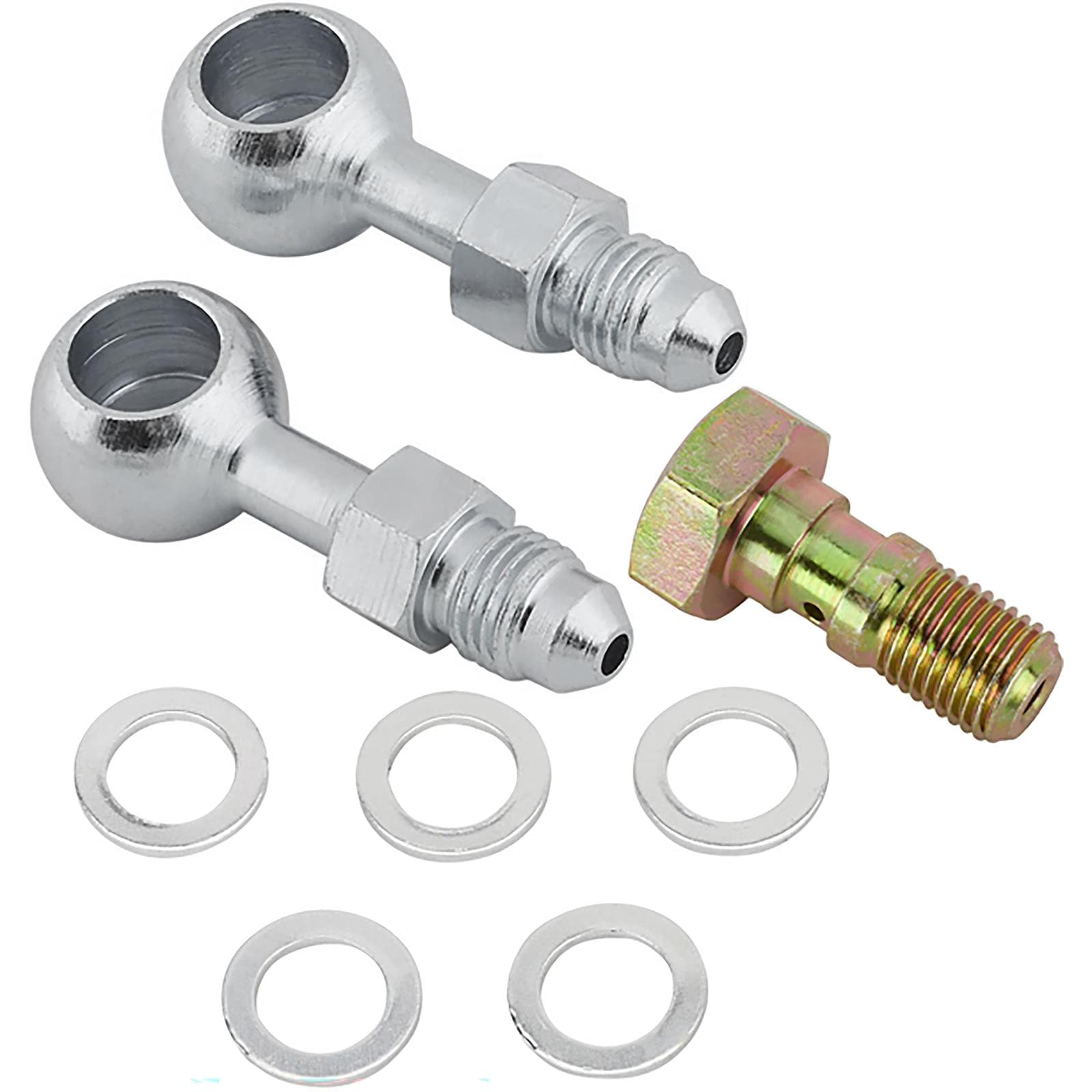 Banjo Brake Fitting Kit, 3/8-24 to -4 AN