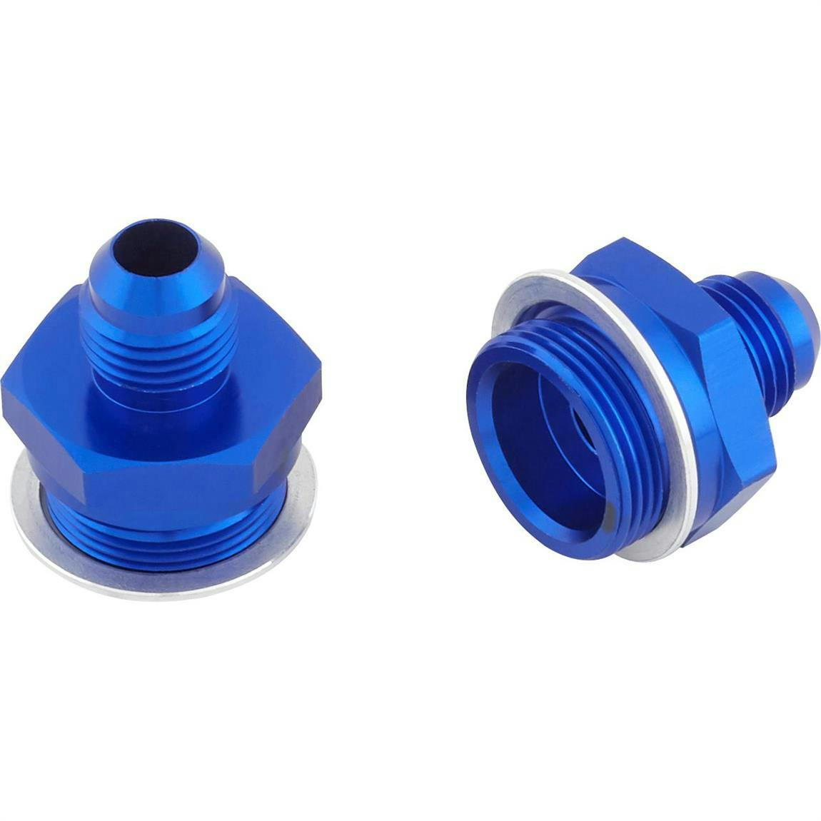 Carb Inlet Fitting Adapter, -6 AN to 7/8-20