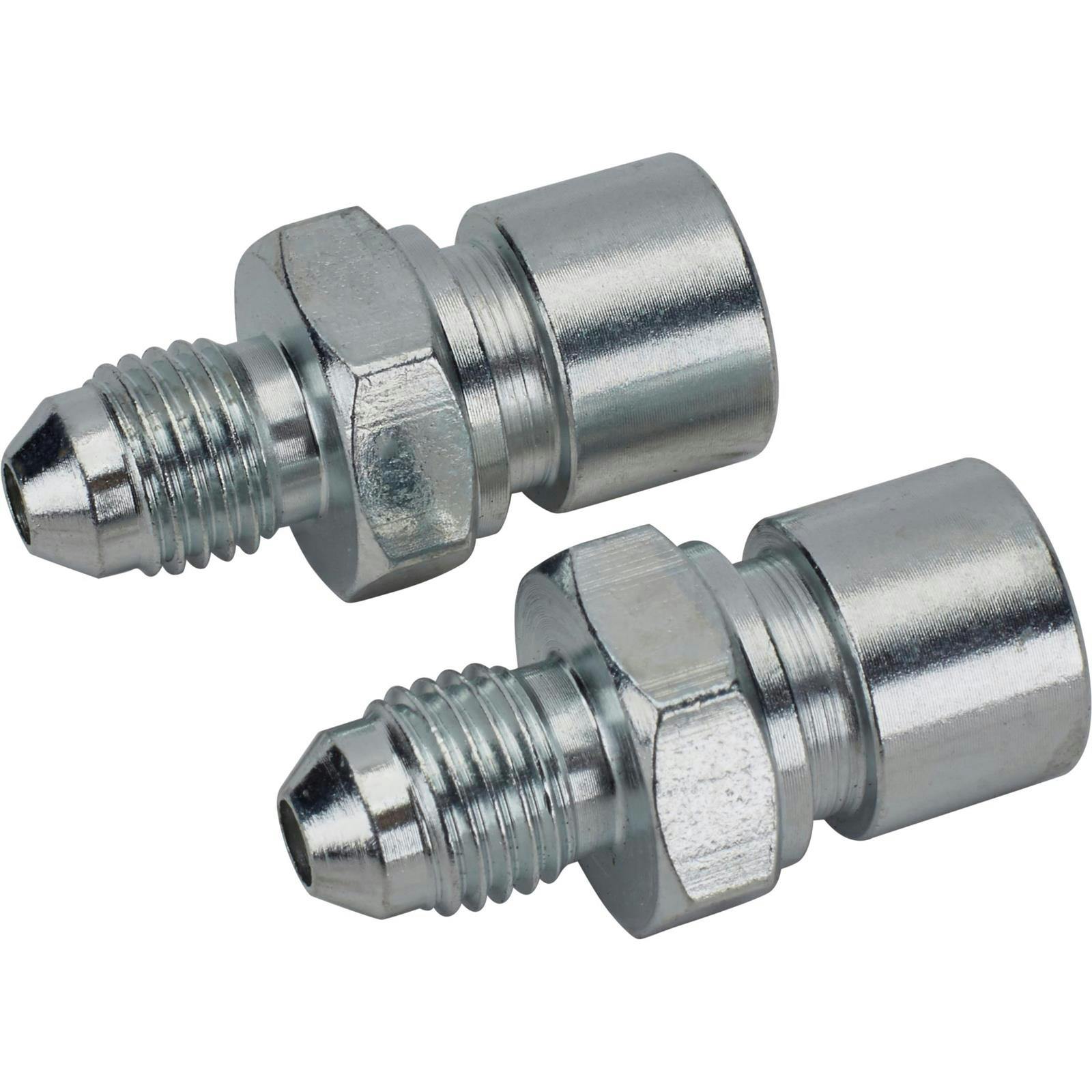 Straight 3/8 Inch-24 IFF to AN 4 Male Adapters