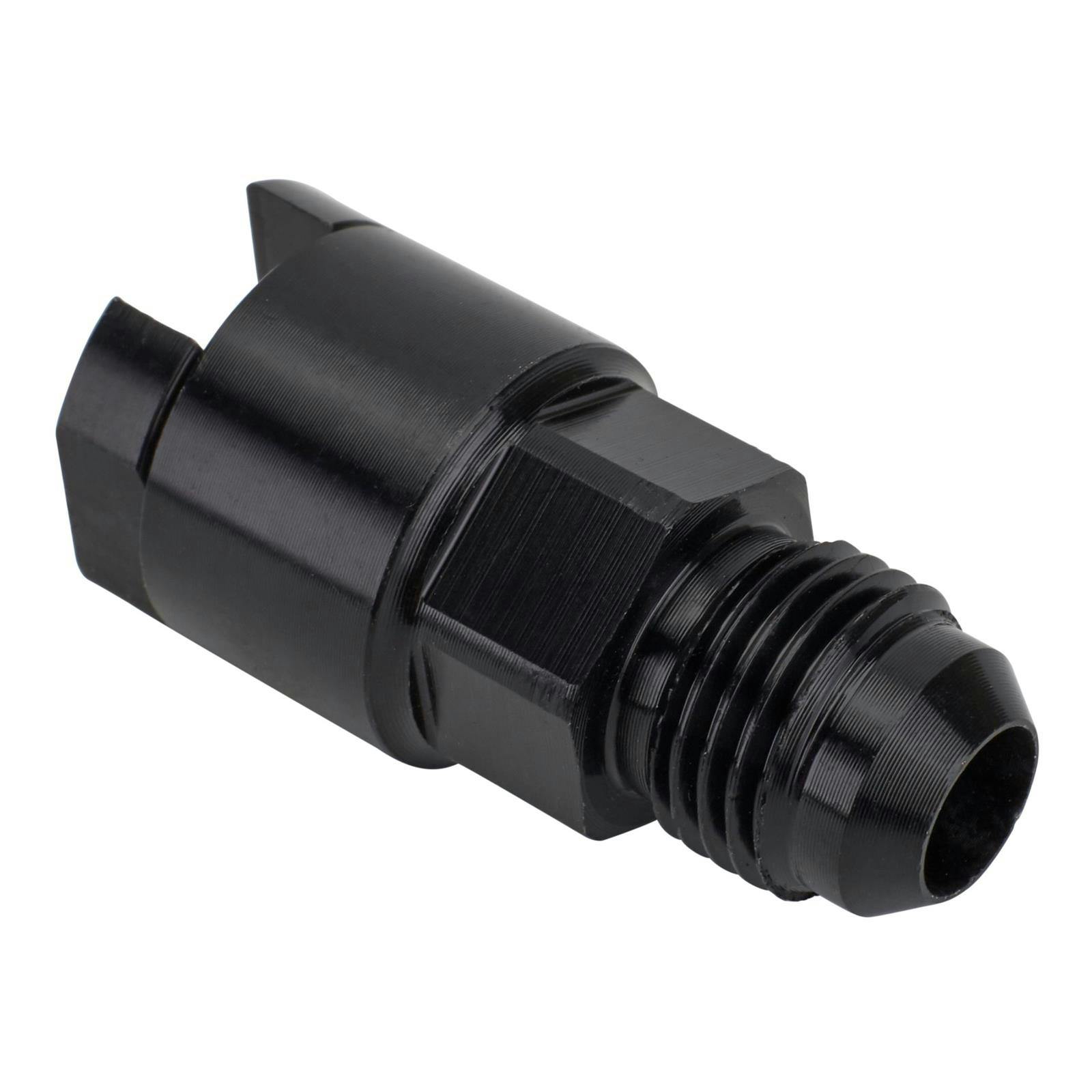 LS1/LT1 EFI Fuel Line Fitting, -6 AN Male to 5/16 Inch Female, Black