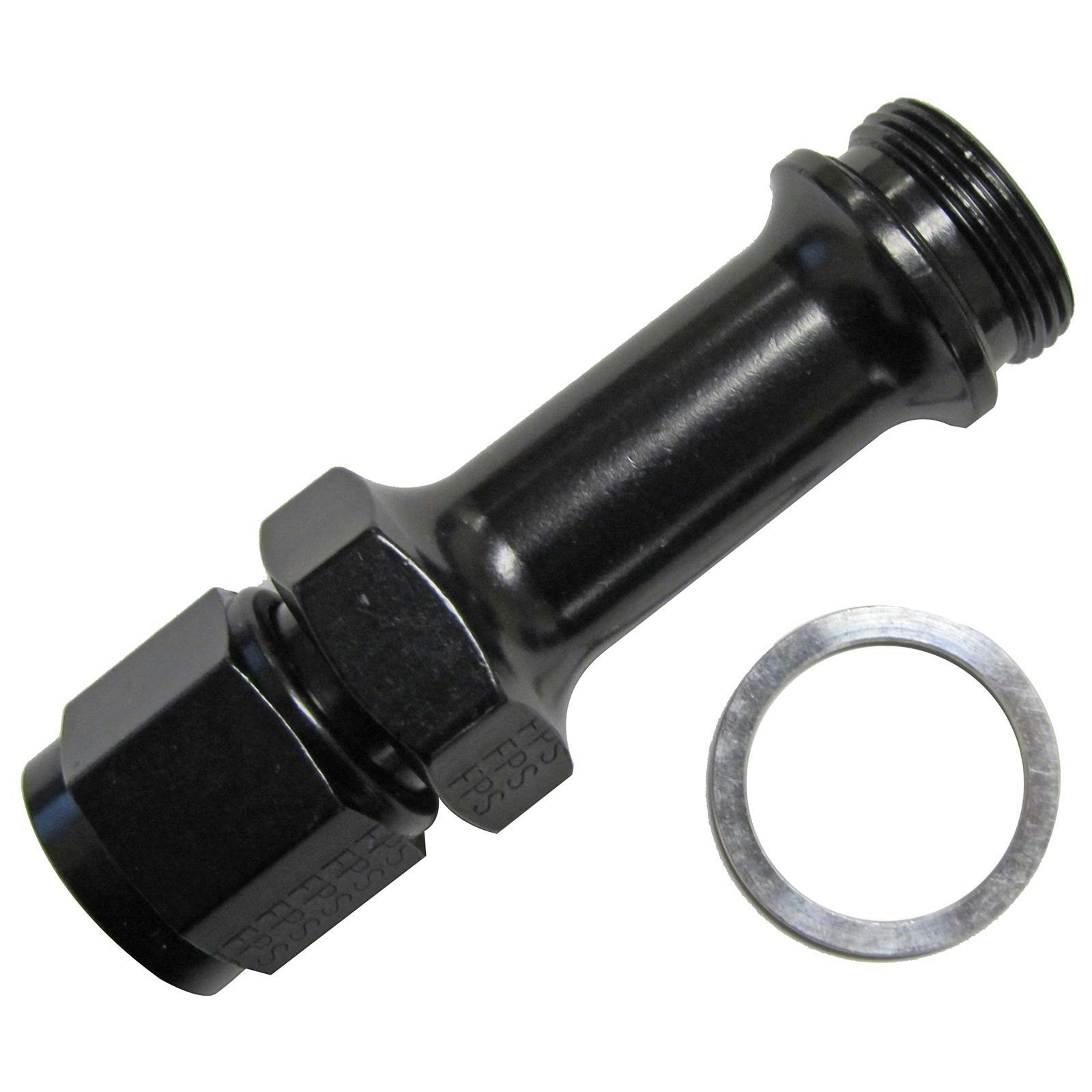 Fragola 491974-BL -8AN Female Nut to 7/8 Inch Holley Carb Adapter
