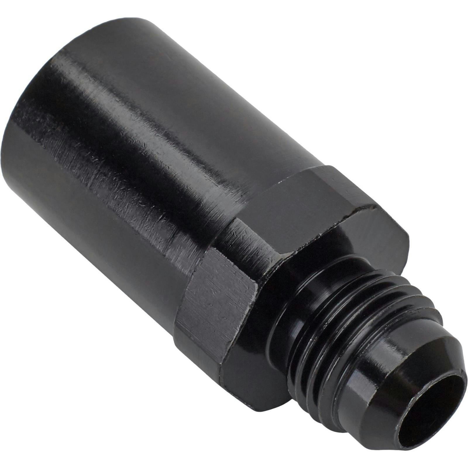 Fragola 491990-BL EFI Adapter -6AN Male to 5/16 Inch Female Black