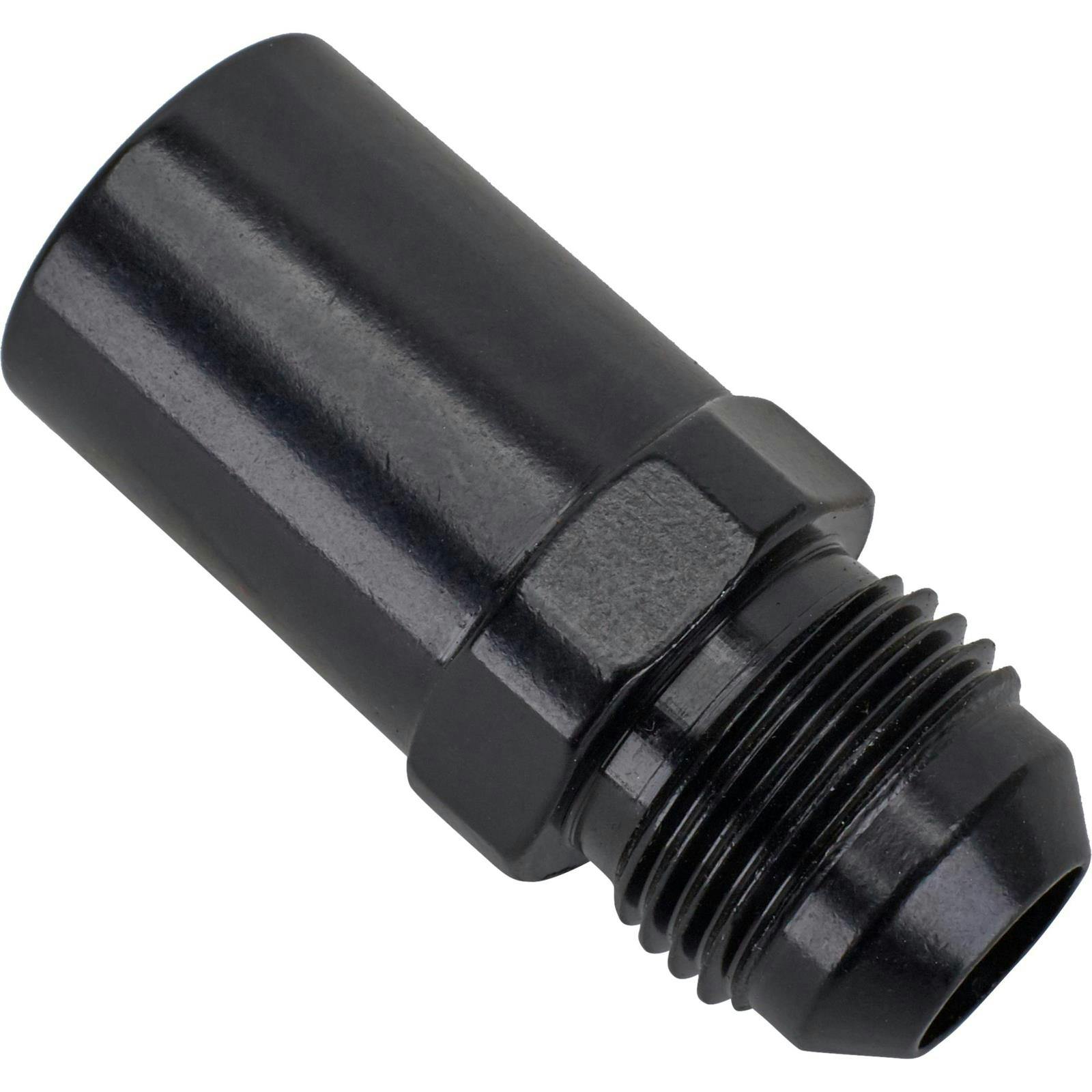 Fragola 491992-BL EFI Adapter -8AN Male to 3/8 Inch Female, Black