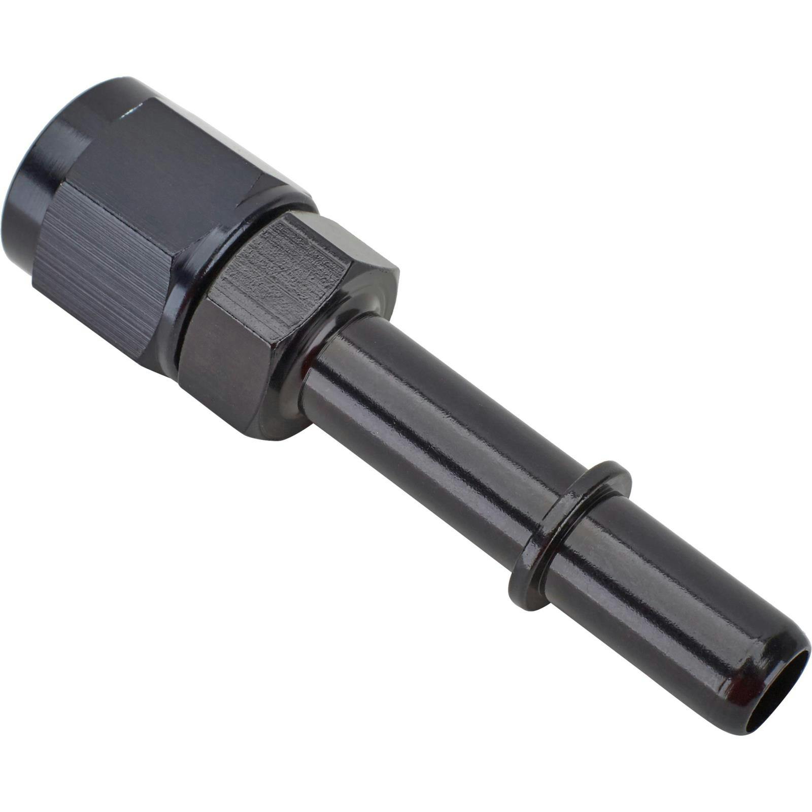 Fragola 491995-BL EFI Adapter -6AN Female to 3/8 Inch Male, Black