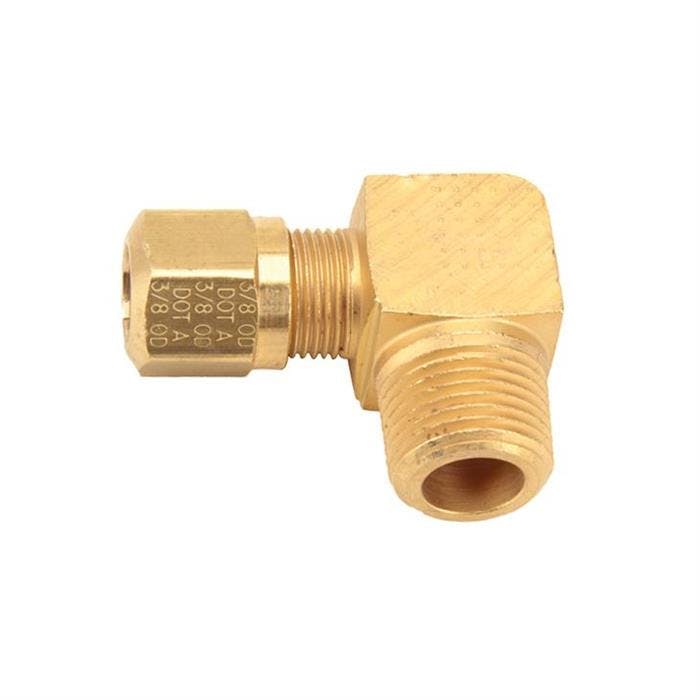Air Suspension Tubing Male Connector Fitting, 90 Degree