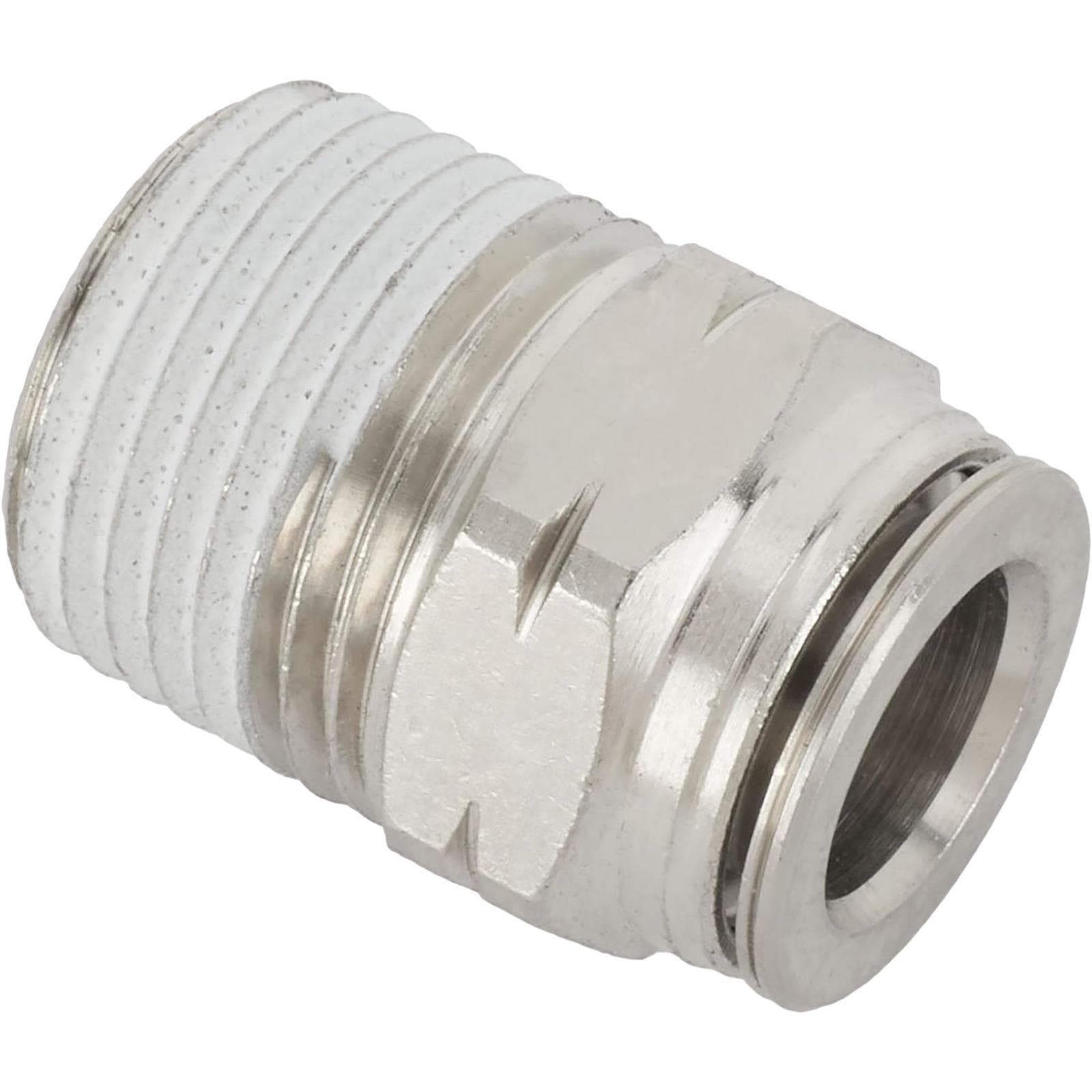 Air Suspension Push-In Tubing Straight Connector Fitting, 3/8 NPT Male