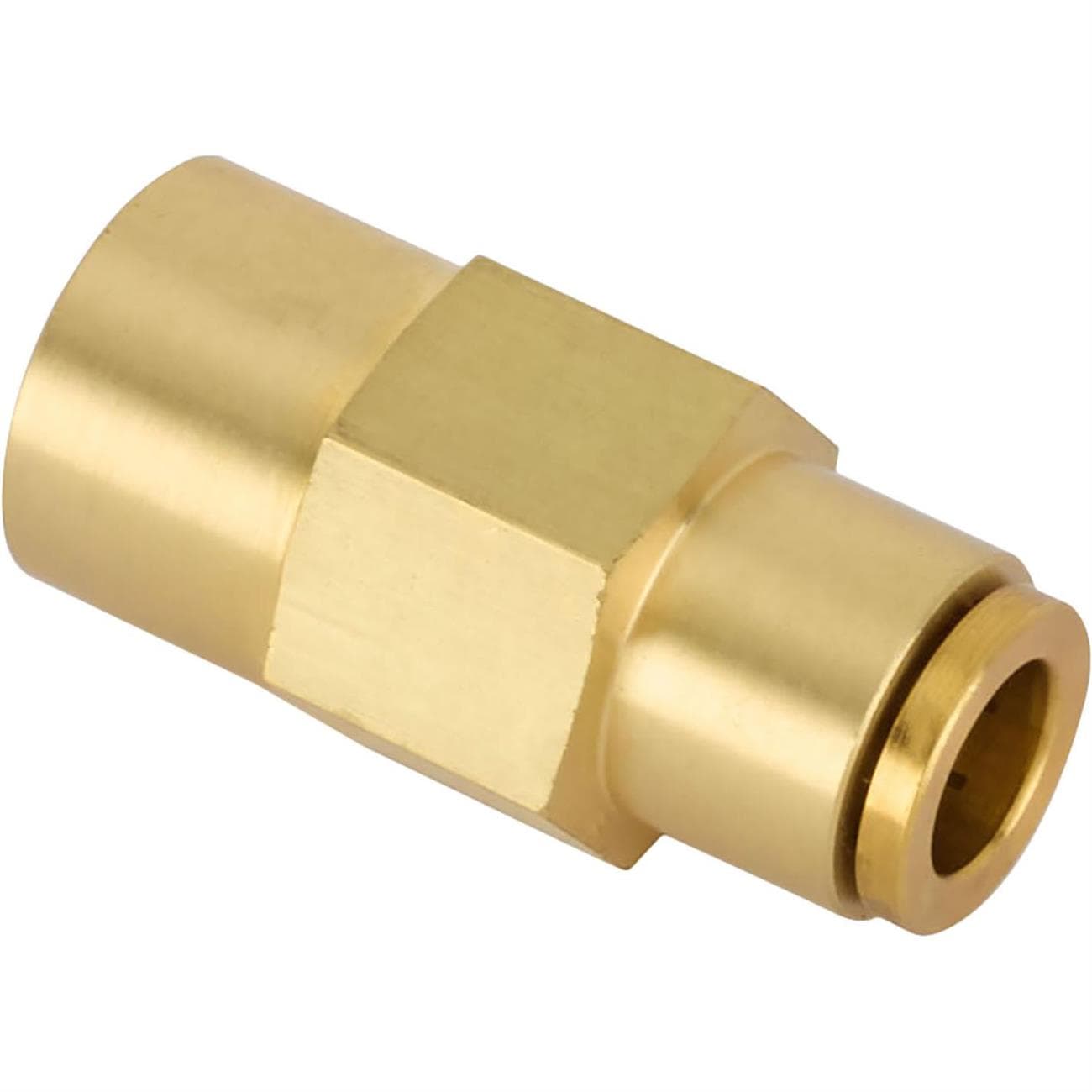 Air Suspension Tubing Straight Connector Fitting, 3/8 - 3/8 NPT