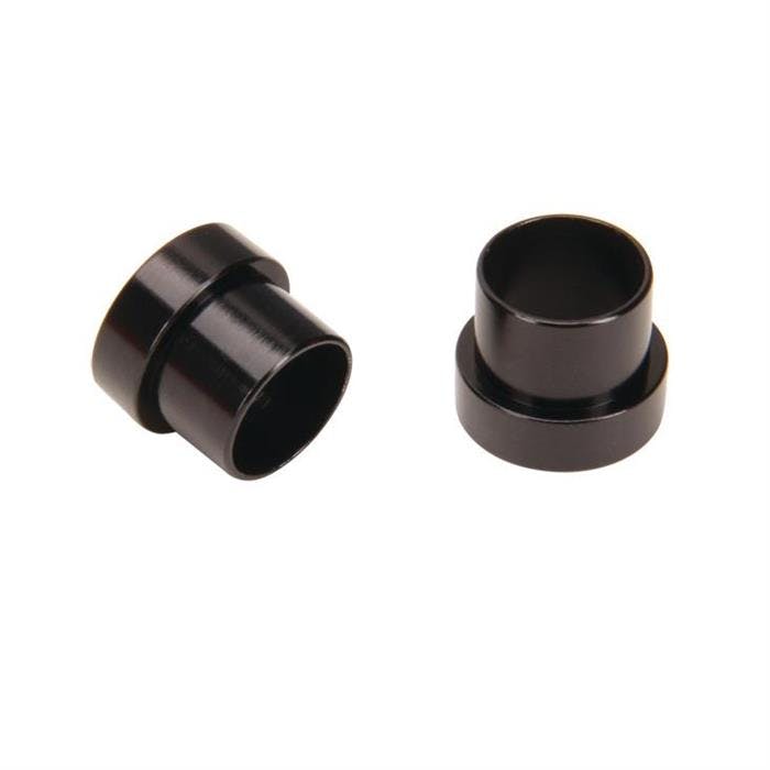 Aluminum Black Tube Nut Sleeves, -8 AN, 1/2 Inch, 2/Pack