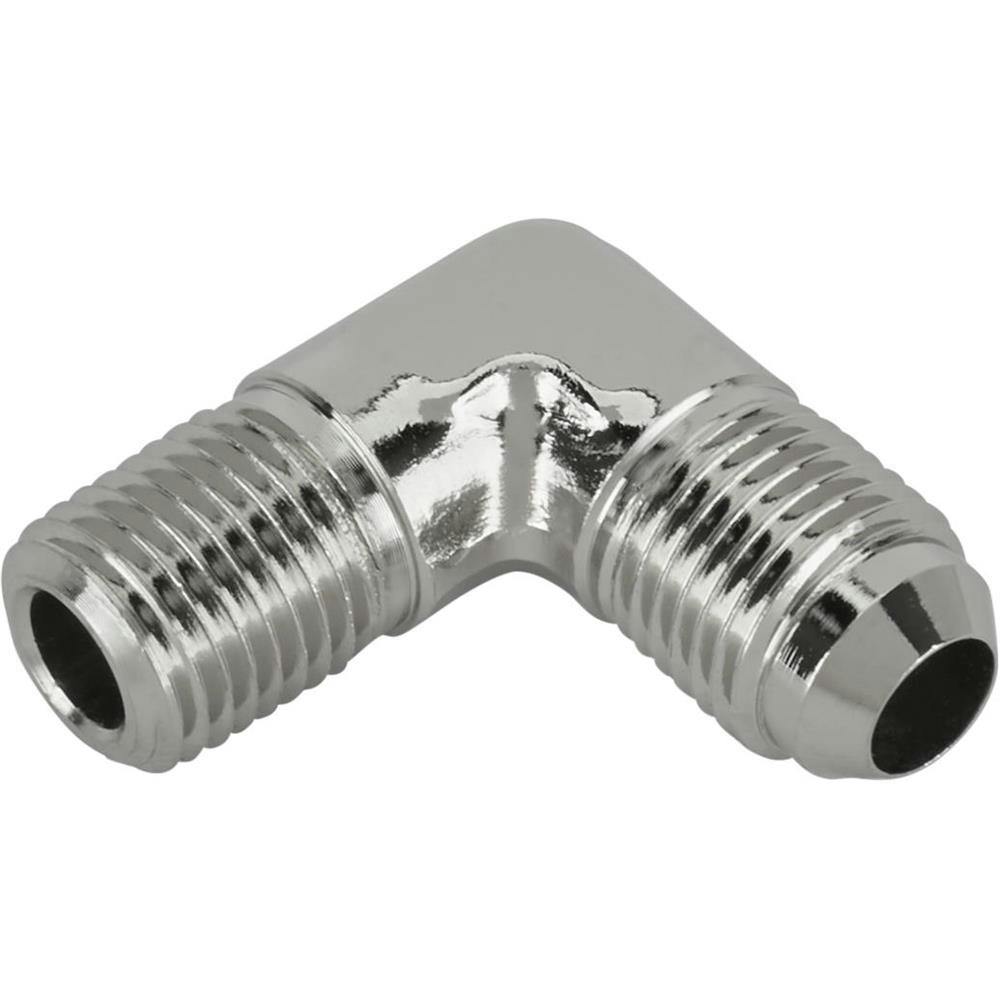 Speedway 90 -6 AN Flare to 1/4 Inch NPT Pipe Adapter Fitting