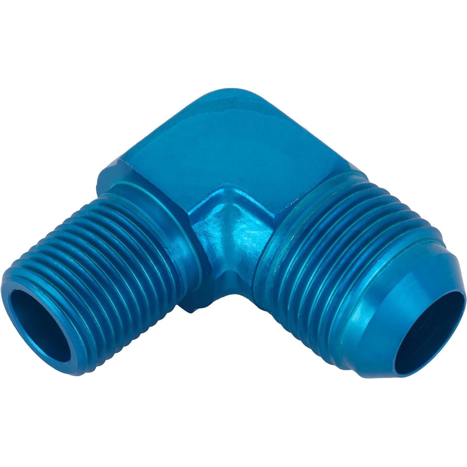 90 Degree Flare Adaptor, AN12 to 1/2 Inch NPT