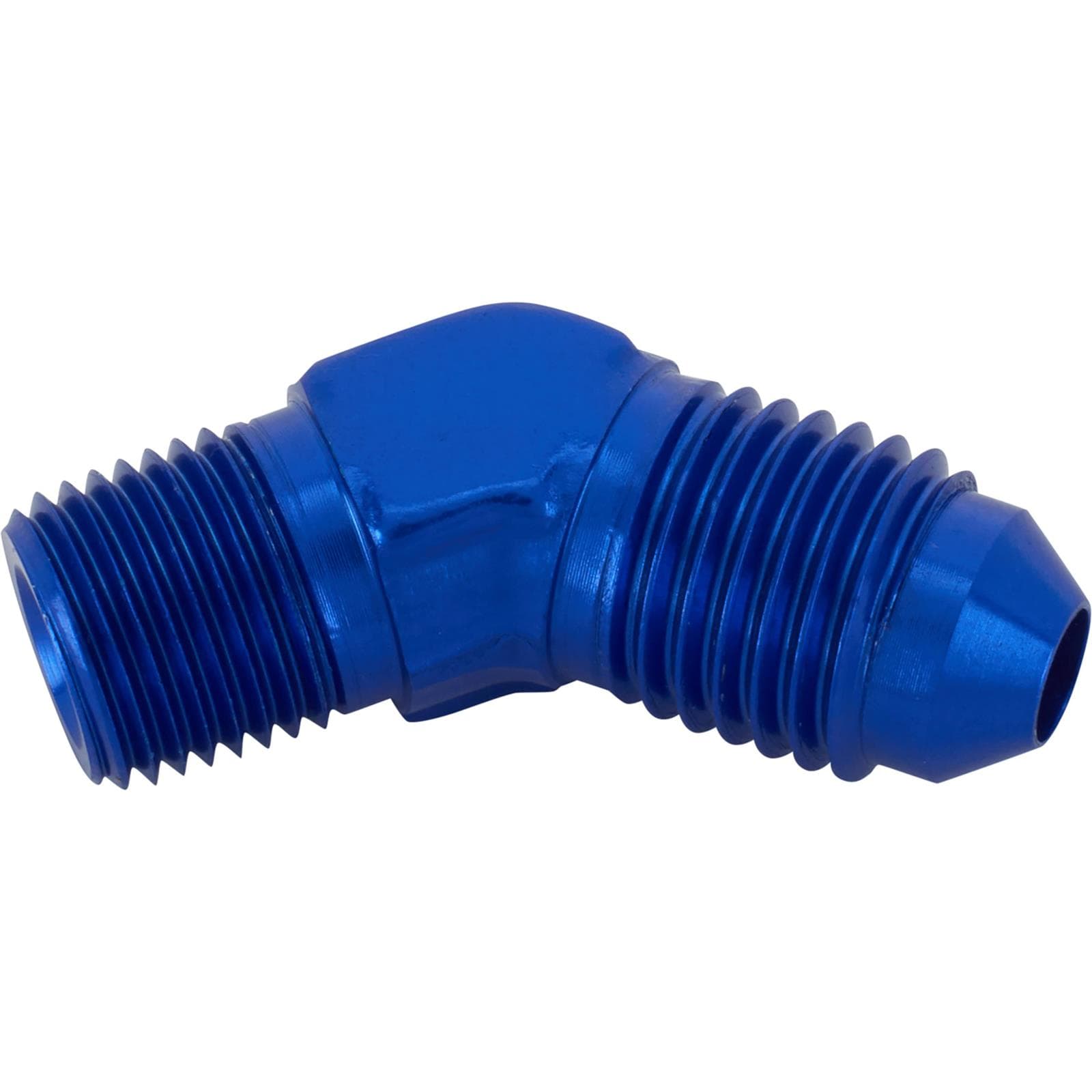 45 Degree Flare Adaptor, AN4 to 1/8 Inch NPT