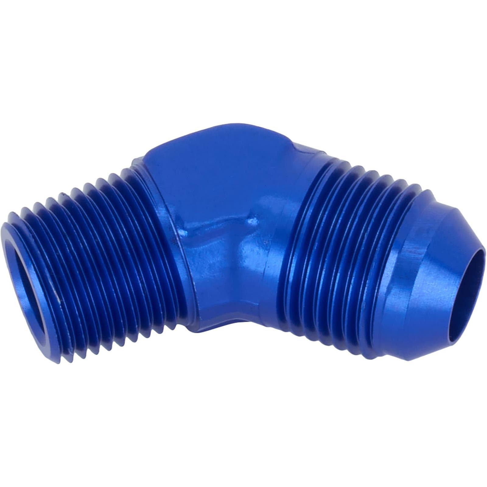 45 Degree Flare Adaptor, AN8 to 3/8 Inch NPT