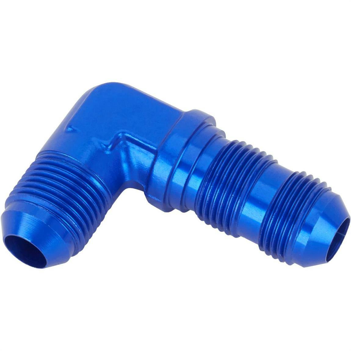 Aluminum Flare Bulkhead Fitting, 90 Degree, -8 AN