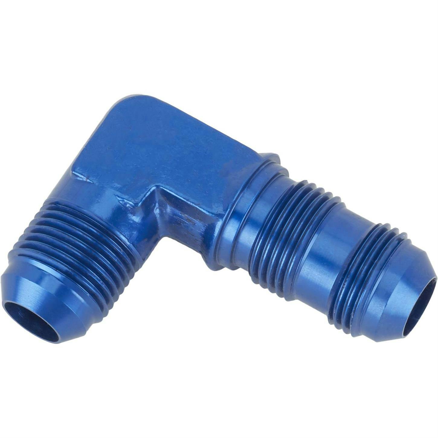 Aluminum Flare Bulkhead Fitting, 90 Degree, -10 AN