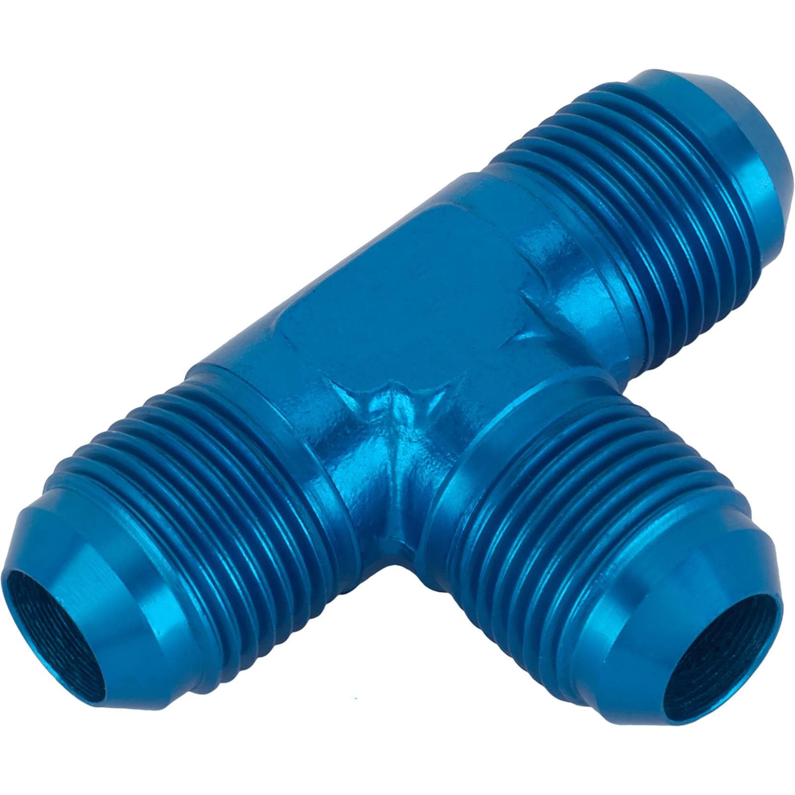 Aluminum Tee Bulkhead Fitting, -10 AN