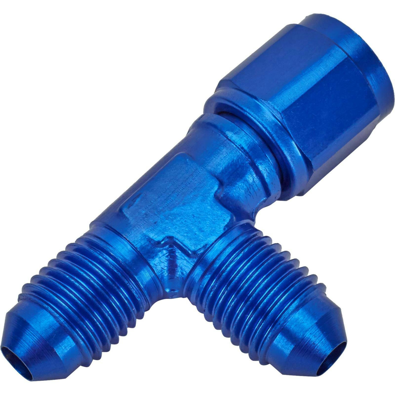 Aluminum Female Swivel Run Tee, AN4